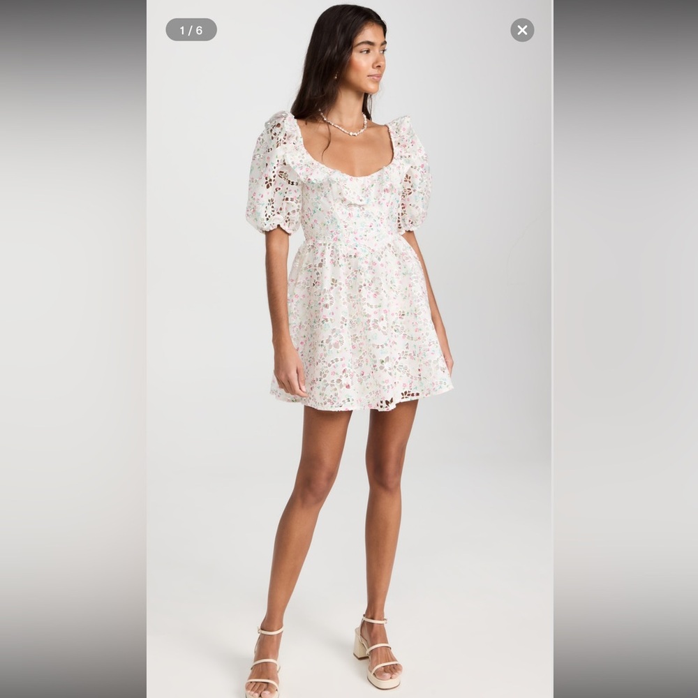 NWT For Love And Lemons magnolia mini dress